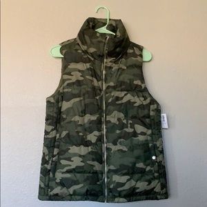 Brand New Green Camo Old Navy Vest